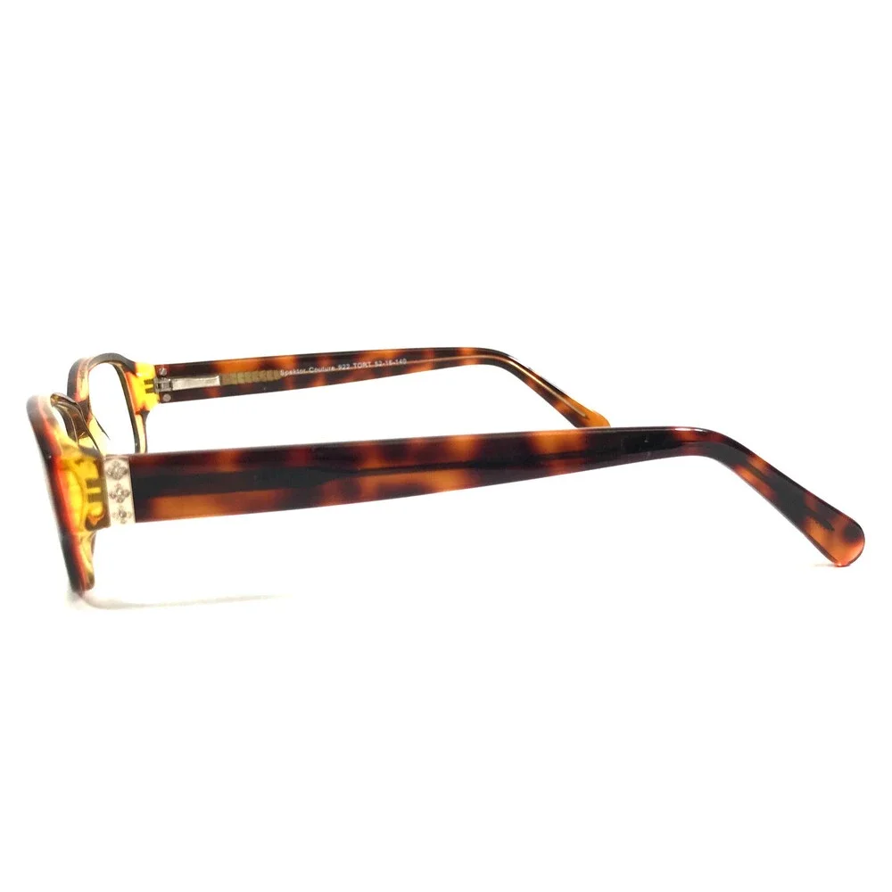 Spektor Couture Eyeglasses Frames 922 TORT Tortoise Rectangle Full Rim 52-16-140
